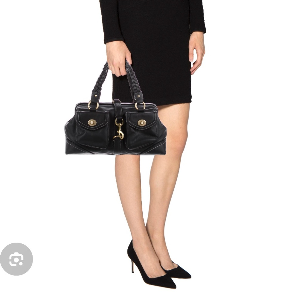 Like New Vintage Coach Daphne Shoulder Bag 3569 Black 🖤 - Picture 14 of 14